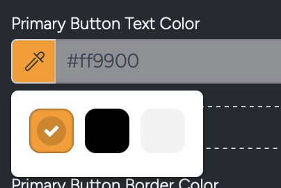 Restricted Colour Picker in Activity Editor